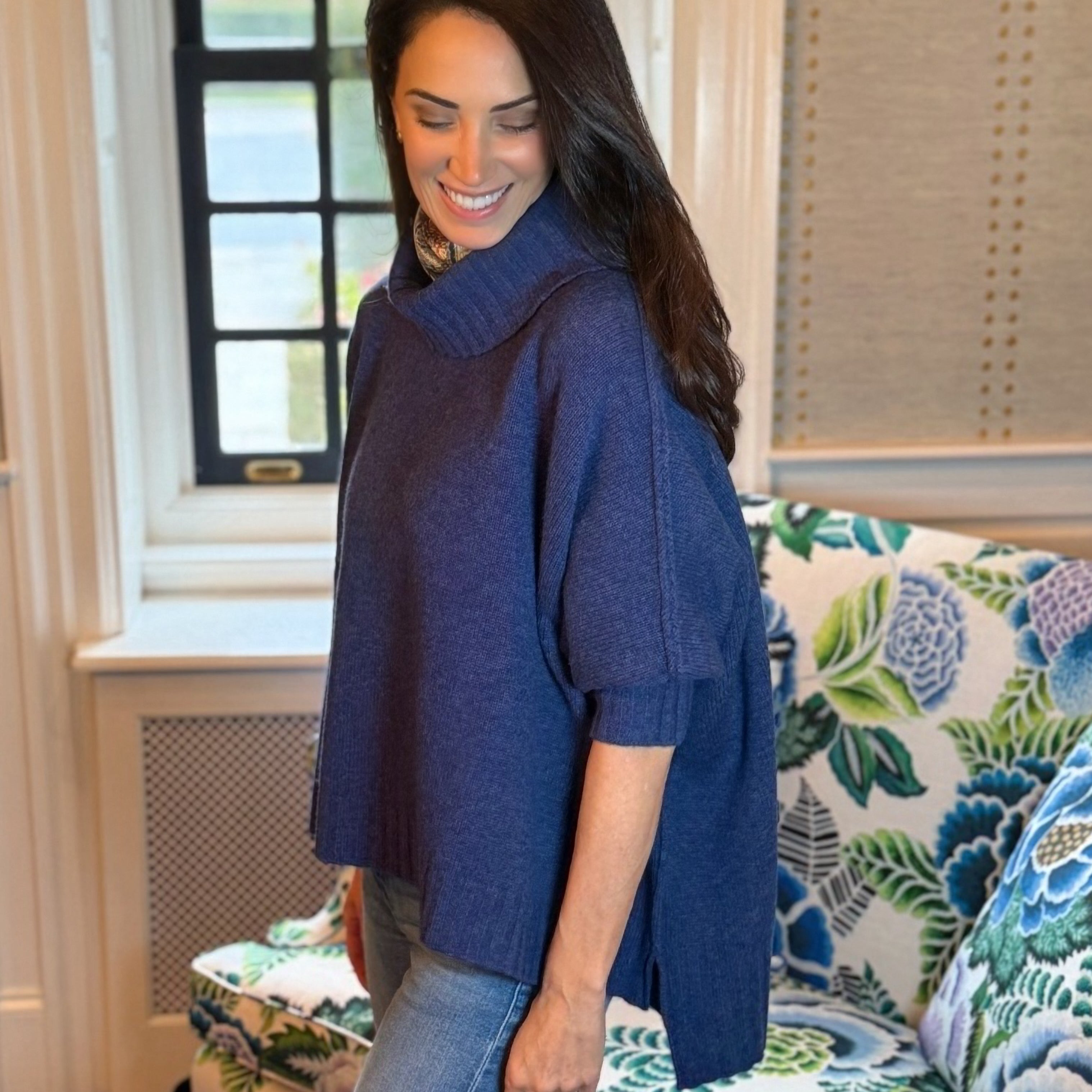 Devon Turtleneck Poncho