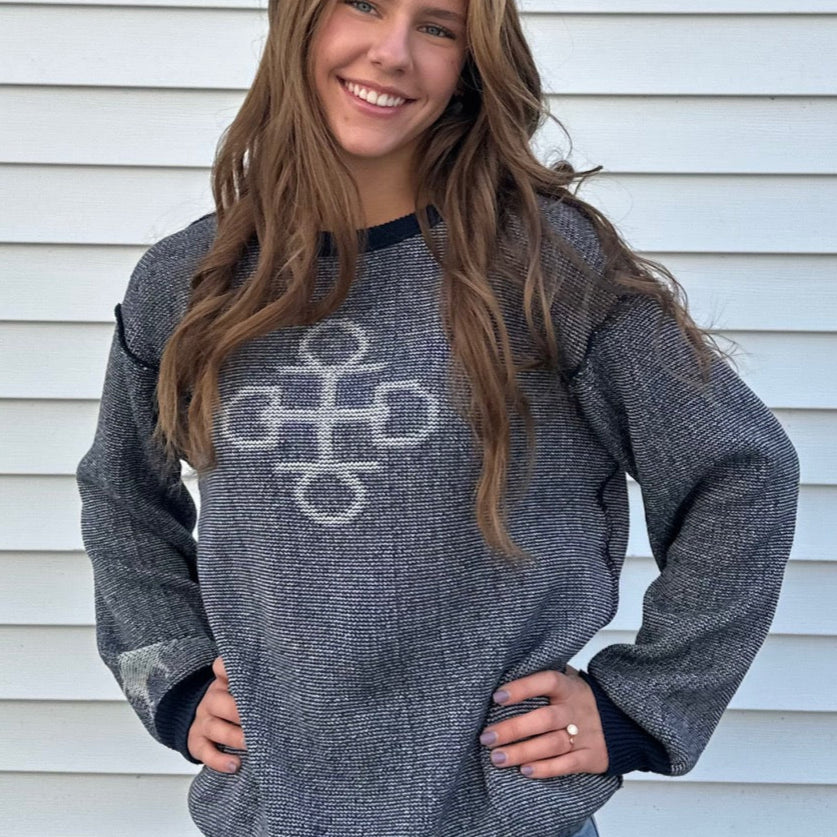 Cross Bit Crewneck
