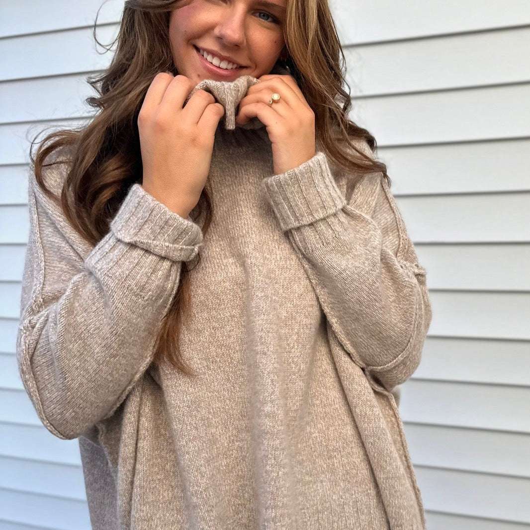 Devon Turtleneck Poncho