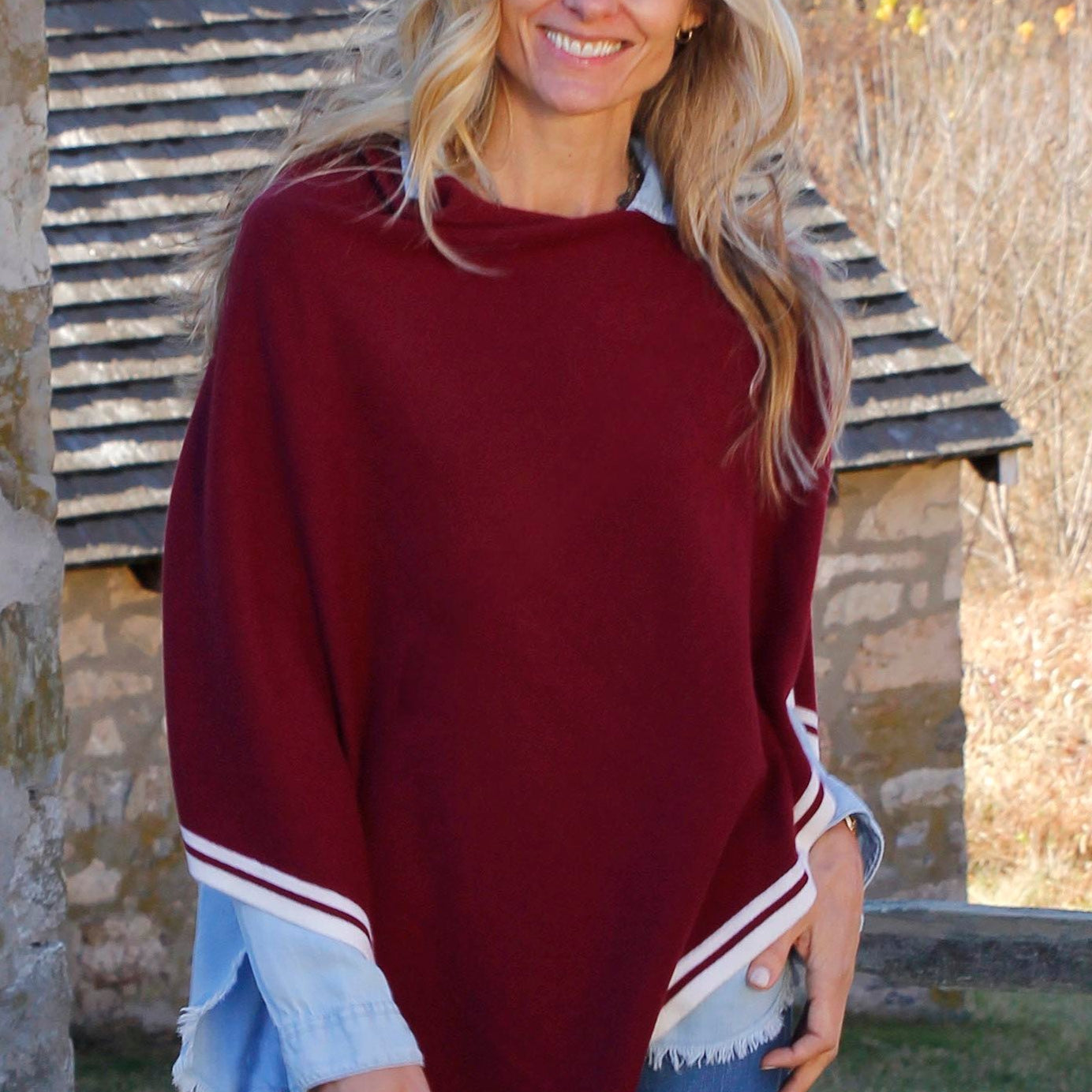 Villa Cashmere Poncho