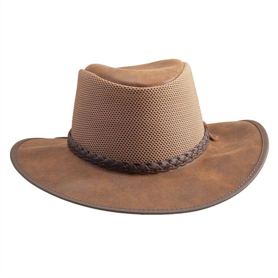 ISLEFIELD Crusher Breeze Outback Hat with wide brim and breathable design, ideal for outdoor sun protection.