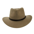 Crushable felt field hat by American Hat Makers featuring a wide brim and stylish design, perfect as a versatile accessory.