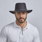 ISLEFIELD Crusher Breeze Outback Hat with wide brim and breathable design, perfect for outdoor protection.