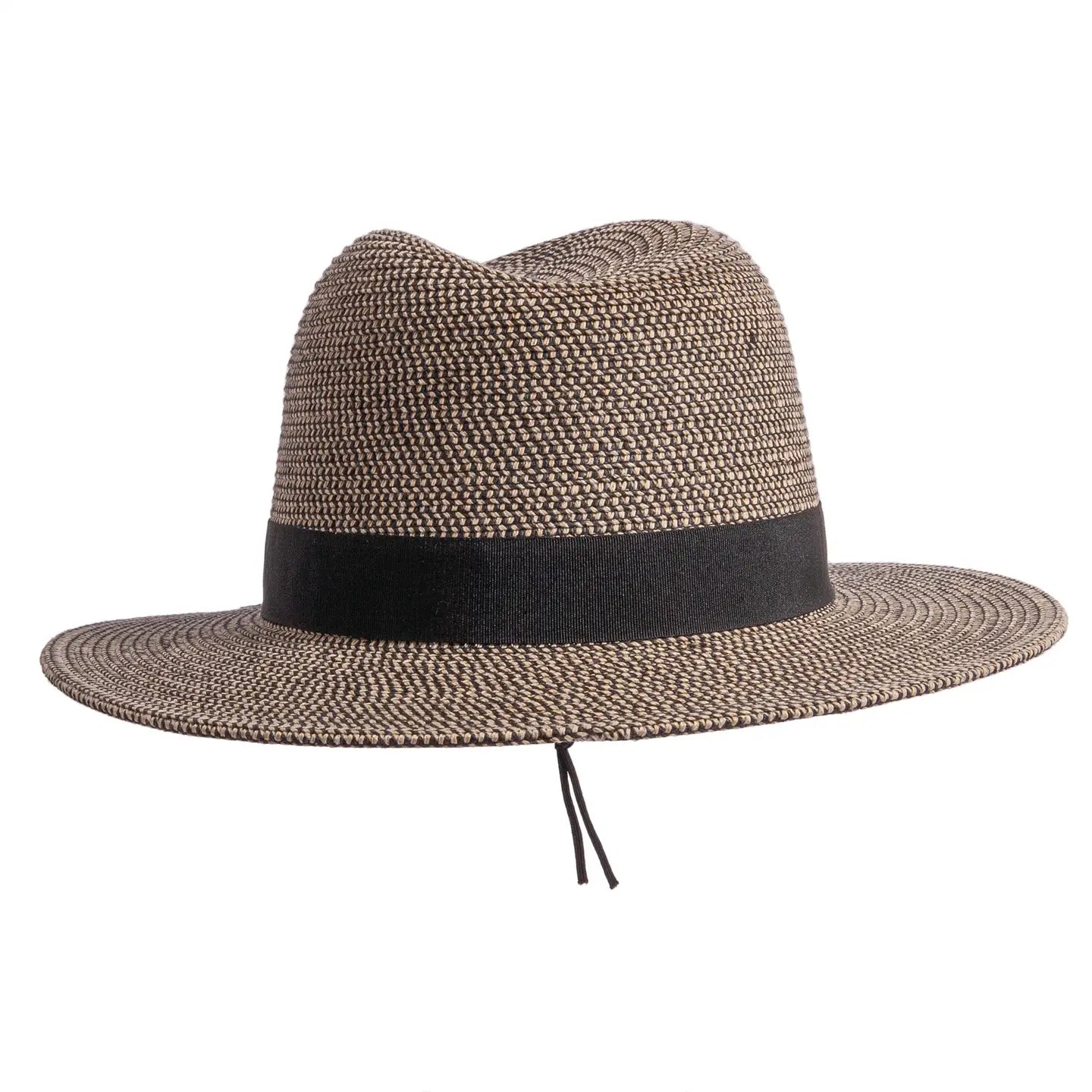 American Hat Makers crushable safari sun hat with UPF50 straw for sun protection, lightweight travel accessory.