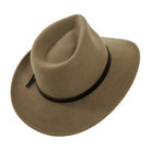 Crushable felt field hat by American Hat Makers, lightweight and foldable accessory hat with wide brim and classic outdoor style.