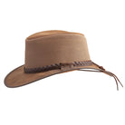 ISLEFIELD Crusher Breeze Outback Hat with wide brim, lightweight straw design, and breathable ventilation for outdoor sun protection.