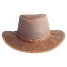 ISLEFIELD Crusher Breeze Outback Hat, lightweight wide-brim hat with ventilation, ideal for sun protection and outdoor activities.